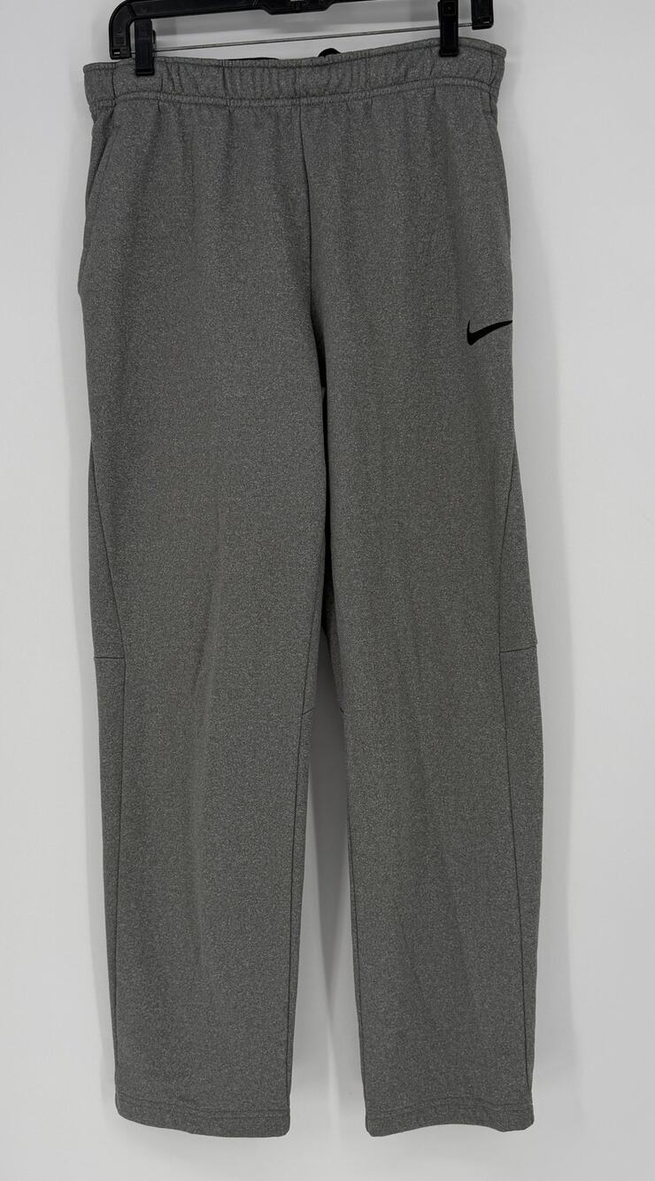 Nike Men's Gray Sweatpants DRI FIT Fleece Training Practice 800191-091 Size Med